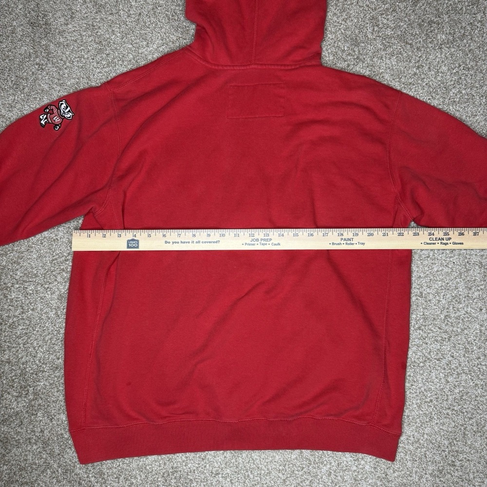 Wisconsin Badgers Zip Up Hoodie Men's XLarge American Classic Sportswear - Picture 11 of 12